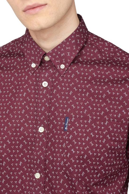 Ben Sherman Short Sleeve Geometric Triangle Print Shirt 3