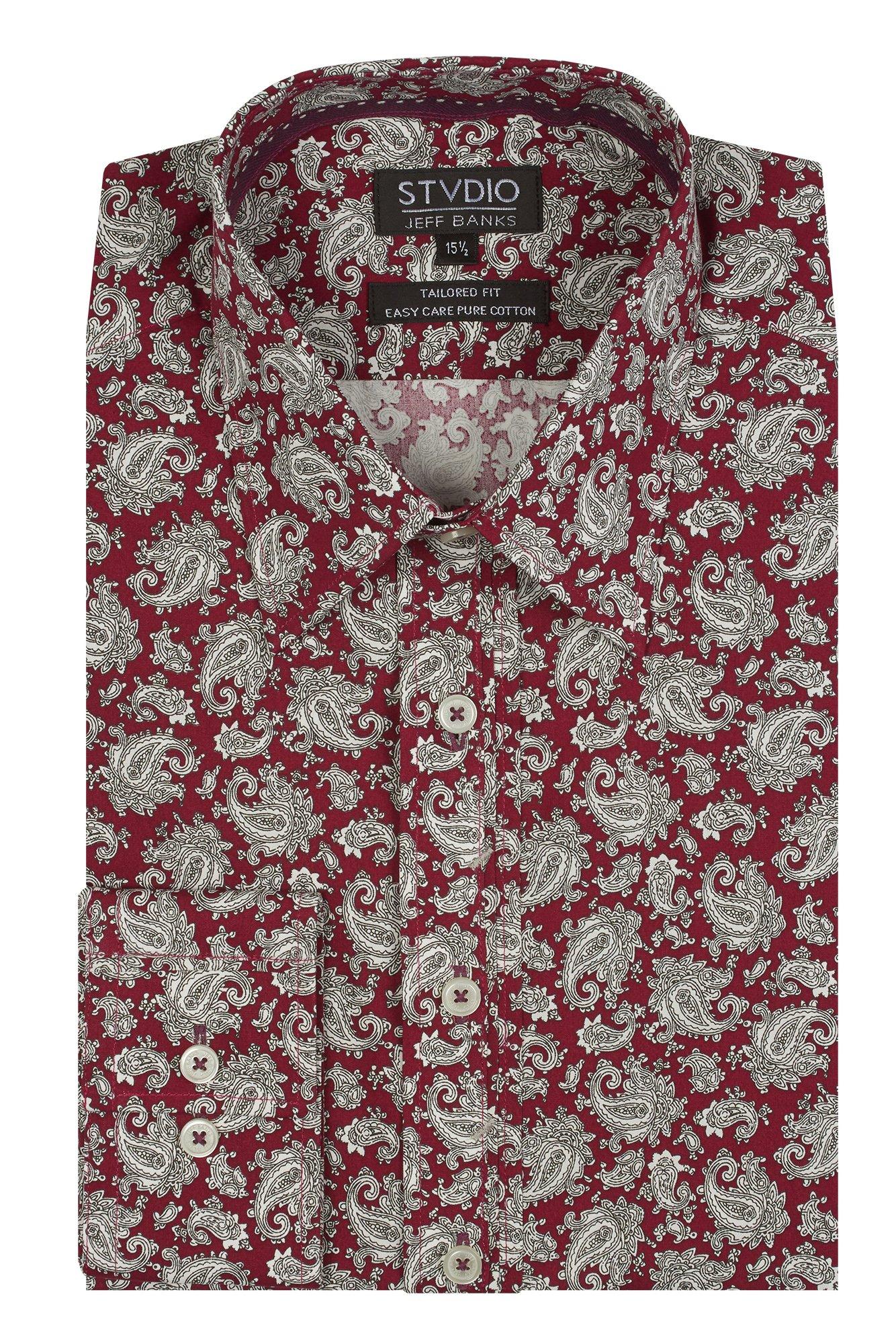 paisley print cotton shirt