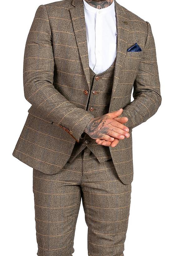 Marc Darcy Ted Tan Check Jacket 1