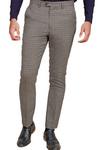 Marc Darcy Check Tailored Fit Suit Trousers thumbnail 1