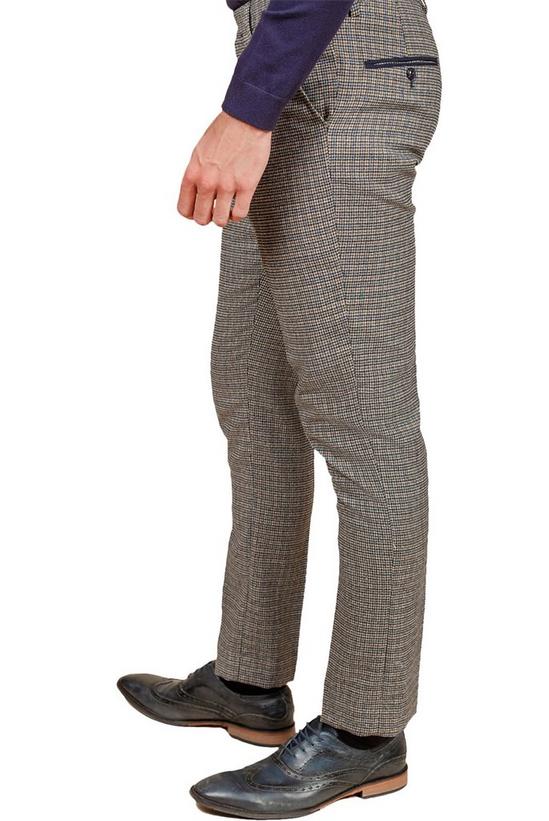 Marc Darcy Check Tailored Fit Suit Trousers 2