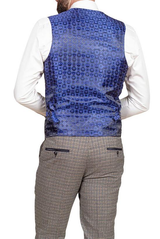 Marc Darcy Check Tailored Fit Waistcoat 2