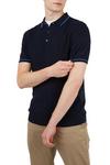 Ben Sherman Textured Front Knitted Polo thumbnail 1