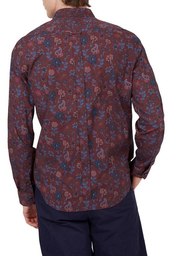 Ben Sherman Long Sleeve Retro Floral Print Shirt 3