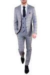 Marc Darcy Check Slim Fit Suit Jacket thumbnail 3