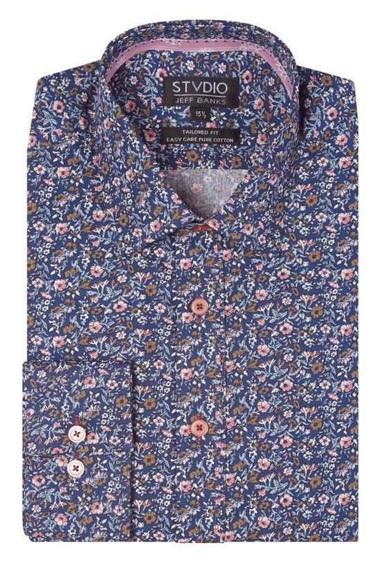Jeff Banks Multi Floral Print Cotton Shirt 1