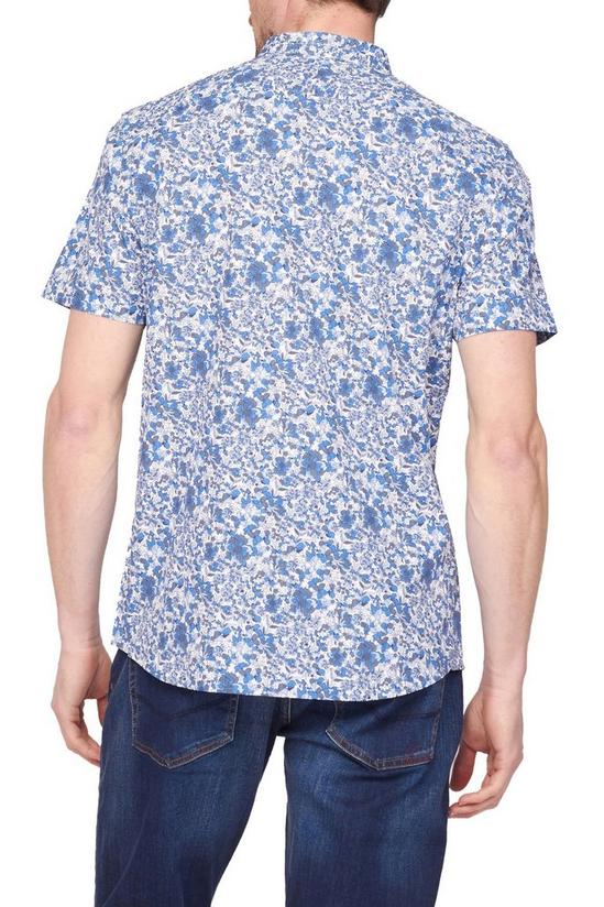 Jeff Banks Short Sleeve Floral Print Cotton Shirt 3