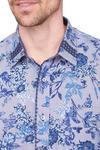 Jeff Banks Short Sleeve Floral Print Cotton Shirt thumbnail 4