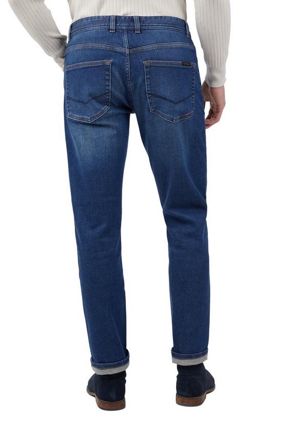 Jeff Banks Mid Blue Straight Fit Jean 2