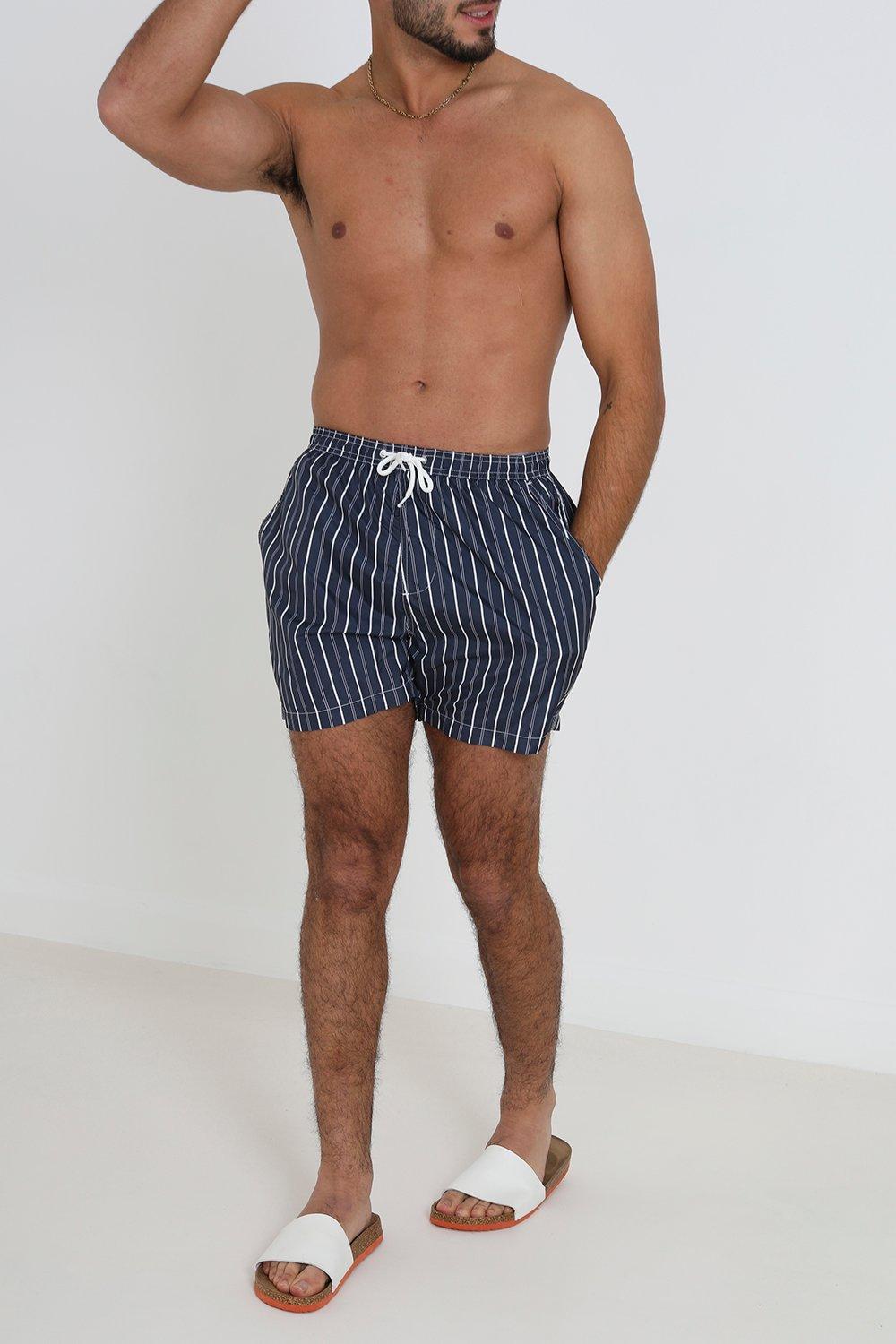 'Yacht' Stripe Swim Shorts