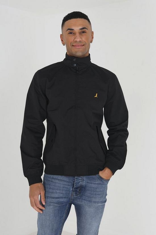 Brave Soul 'Falcon' Harrington Jacket With Ribbed Cuffs 1