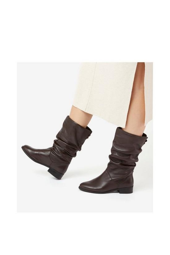Dune London 'Rosalindas' Leather Calf Boots 5