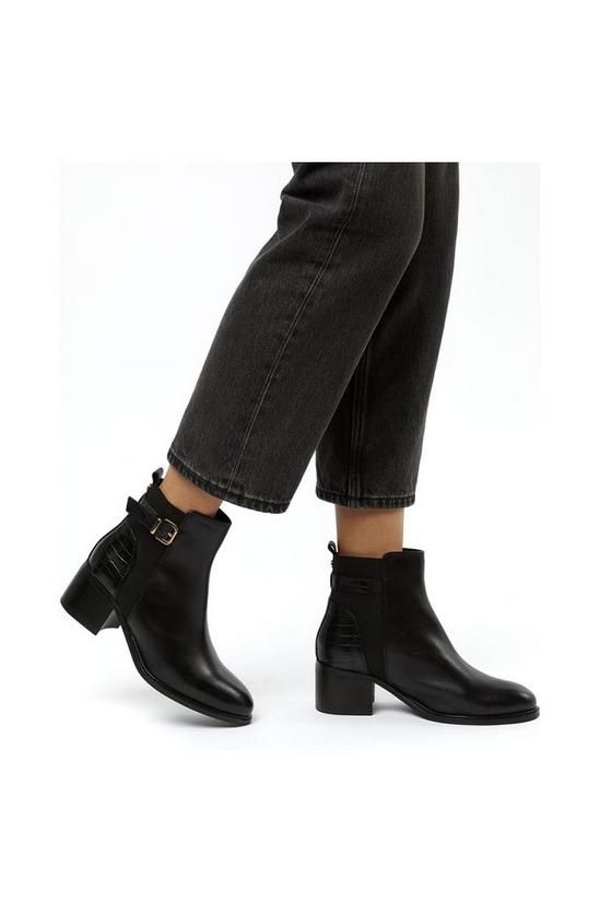 Dune London 'Poetics' Leather Ankle Boots 5