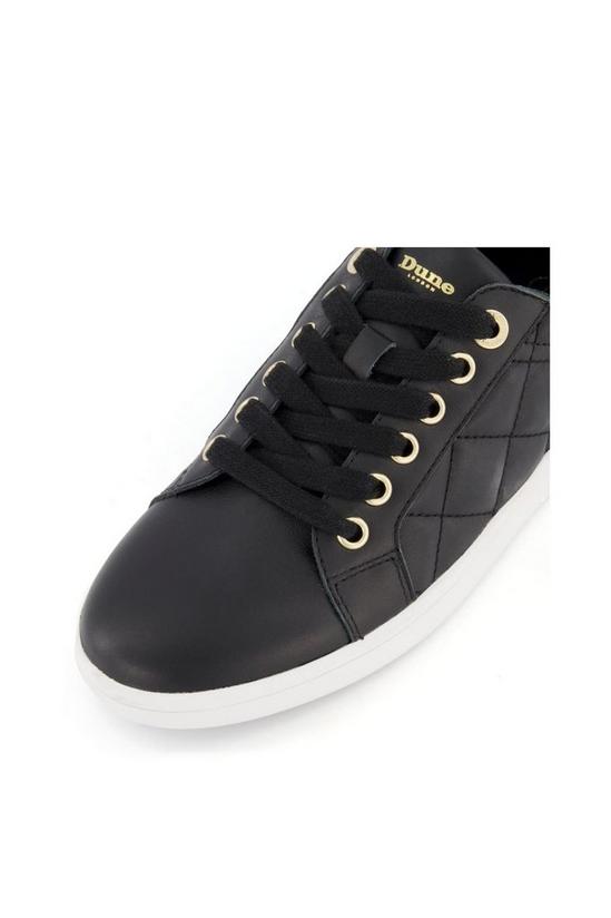 Dune London 'Excited' Leather Trainers 6