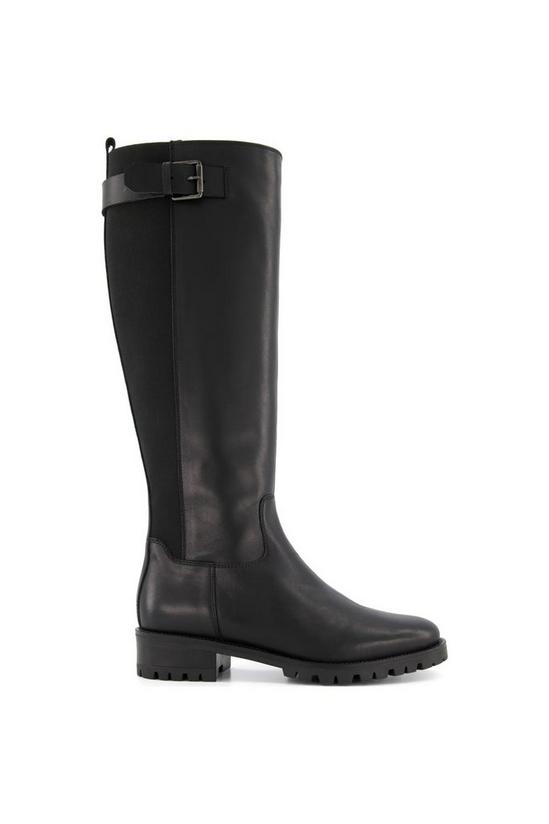 Dune London 'Trend' Leather Knee High Boots 1