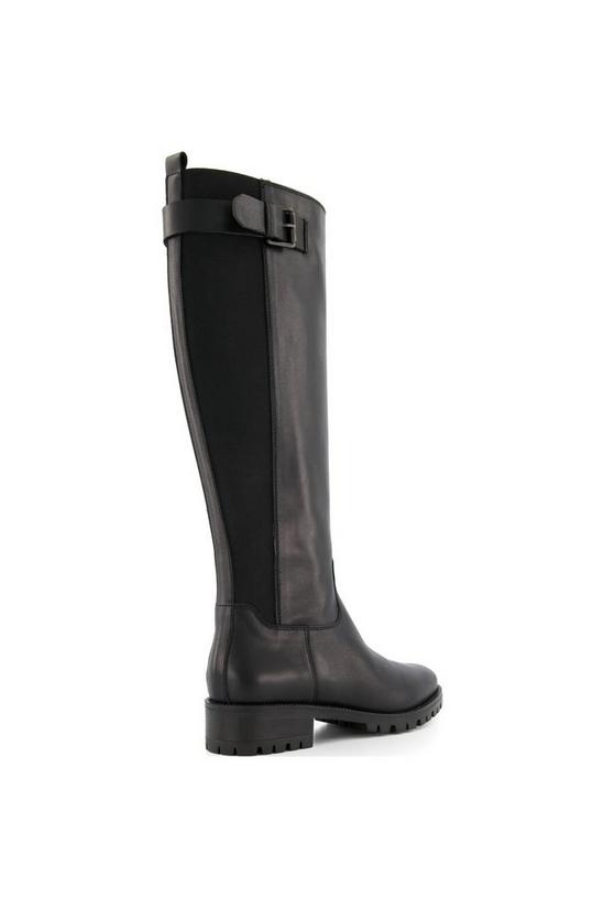 Dune London 'Trend' Leather Knee High Boots 3
