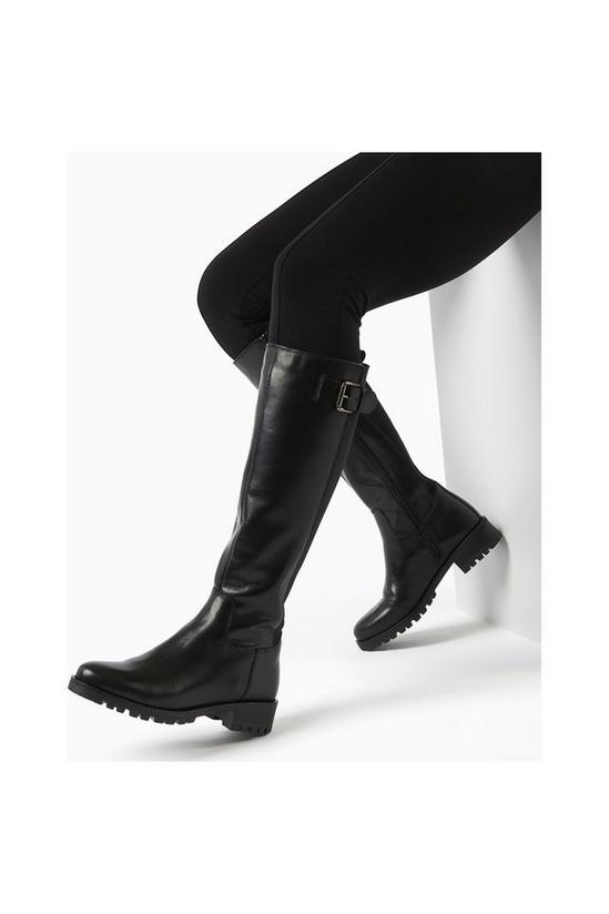 Dune London 'Trend' Leather Knee High Boots 5