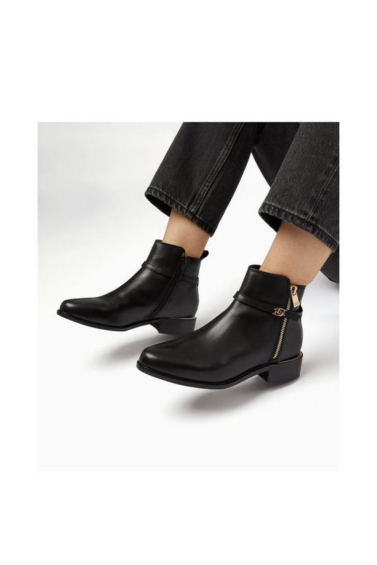 Dune London 'Pap' Leather Ankle Boots 5