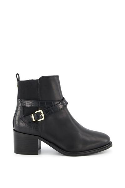 'Poet' Leather Ankle Boots