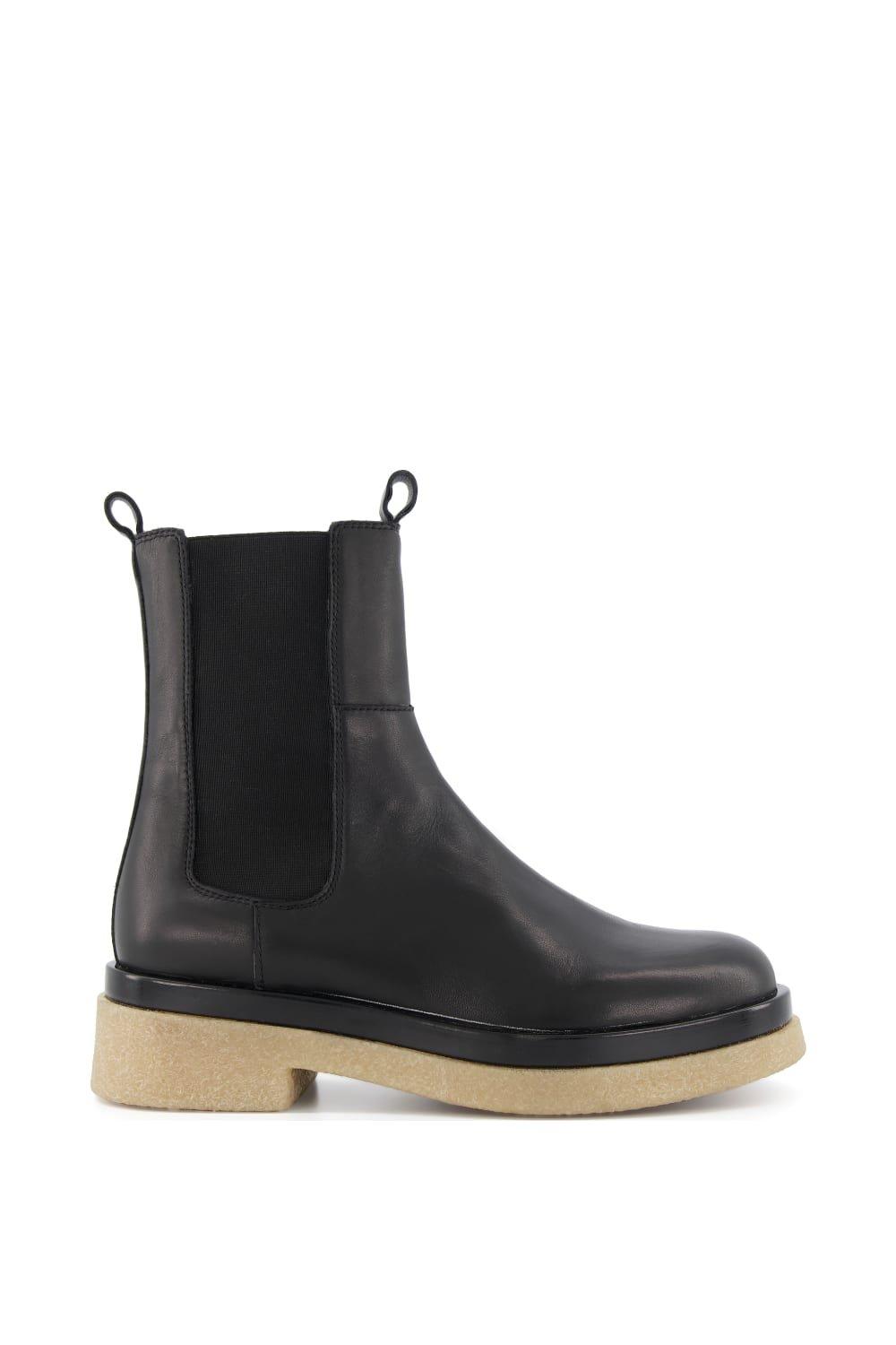 Boots | 'Puro' Leather Ankle Boots | Dune London