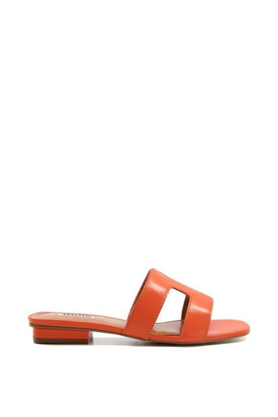 Dune London Wide Fit 'Loupe' Leather Sandals 1