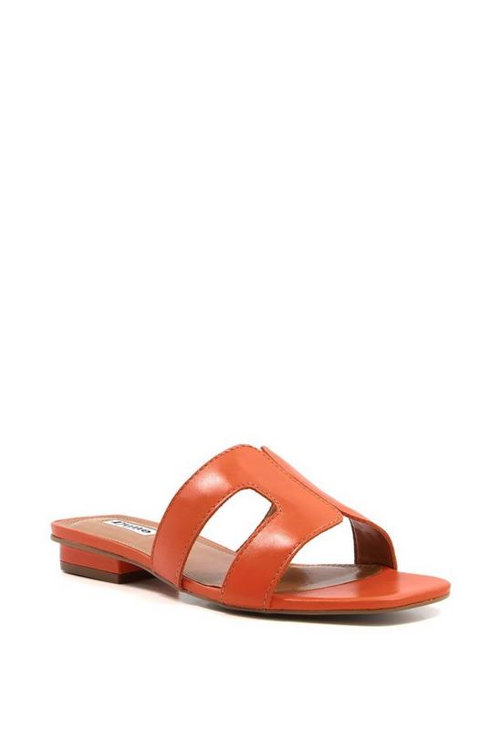 Dune London Wide Fit 'Loupe' Leather Sandals 2