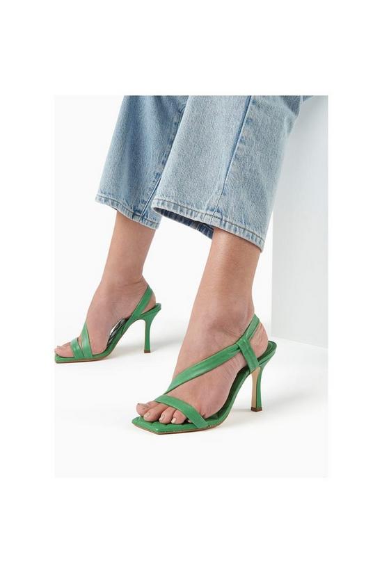 Dune London 'Marbled' Leather Sandals 5