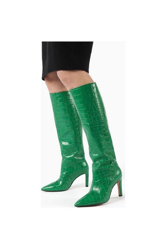 Dune London 'Spice' Leather Knee High Boots 5