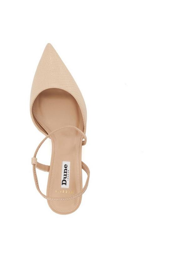 Dune London Wide Fit 'Citrus' Leather Strappy Heels 4