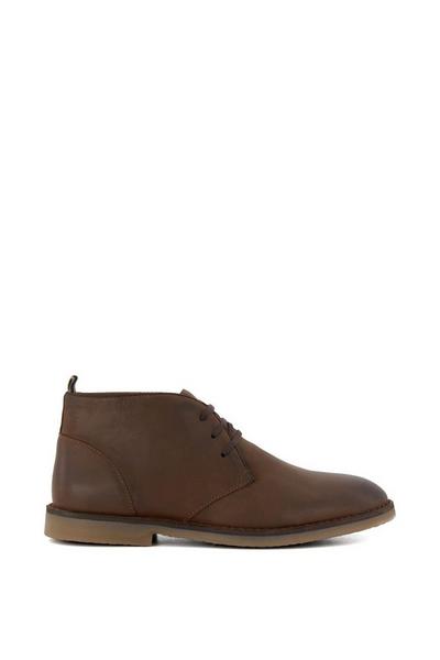 'Cashed' Leather Chukka Boots
