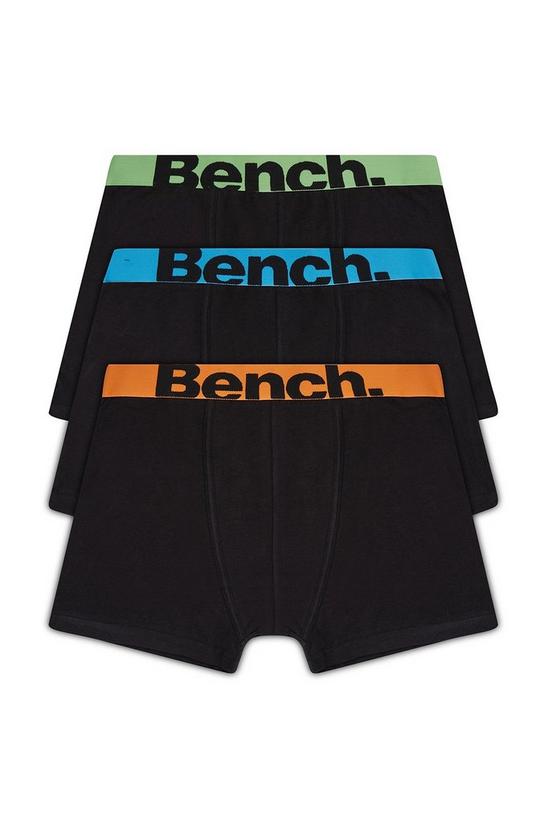 Bench 3 Pack 'Action' Cotton Blend Boxer 1