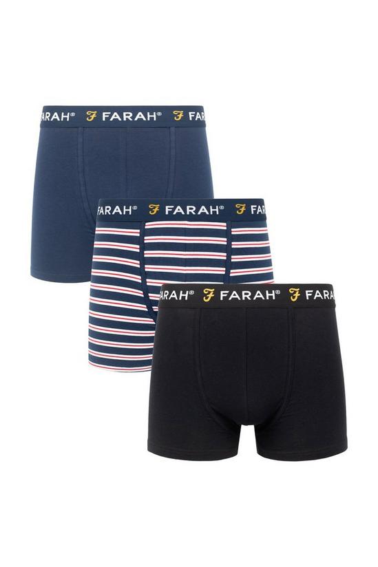 FARAH 3 Pack 'Arkona' Cotton Blend Boxers 1