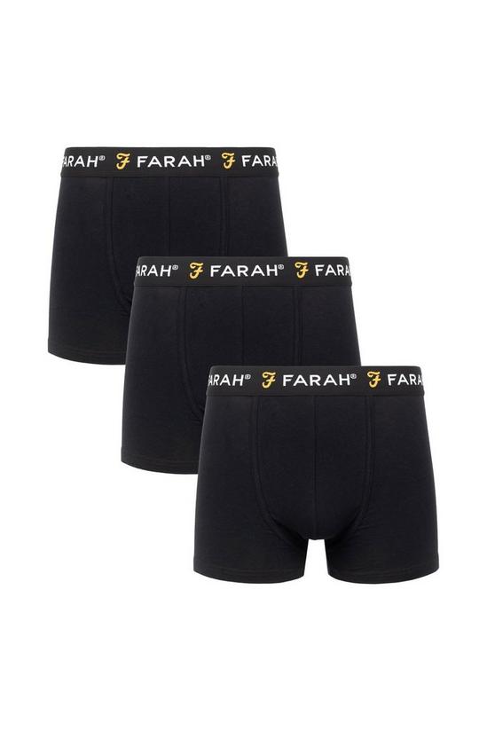 FARAH 3 Pack 'Saginaw' Cotton Blend Boxers 1