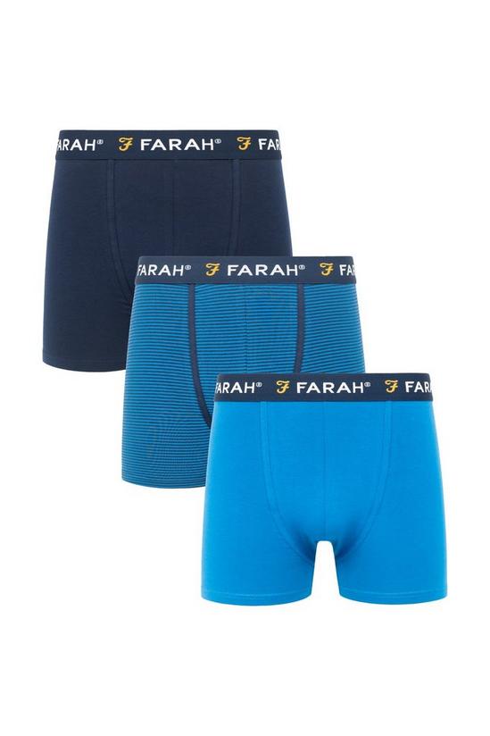 FARAH 3 Pack 'Groves' Cotton Blend Boxers 1