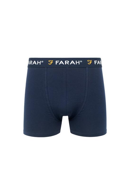 FARAH 3 Pack 'Groves' Cotton Blend Boxers 4