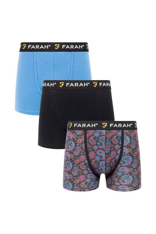 FARAH 3 Pack 'Hanford' Cotton Blend Boxers 1