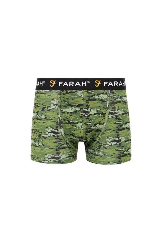 FARAH 3 Pack 'Hidden' Cotton Blend Boxers 5