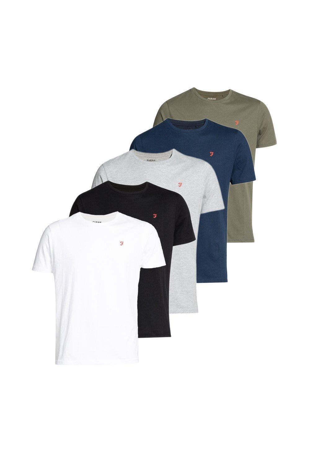 5 Pack 'Firzton' Cotton Lounge T-Shirt