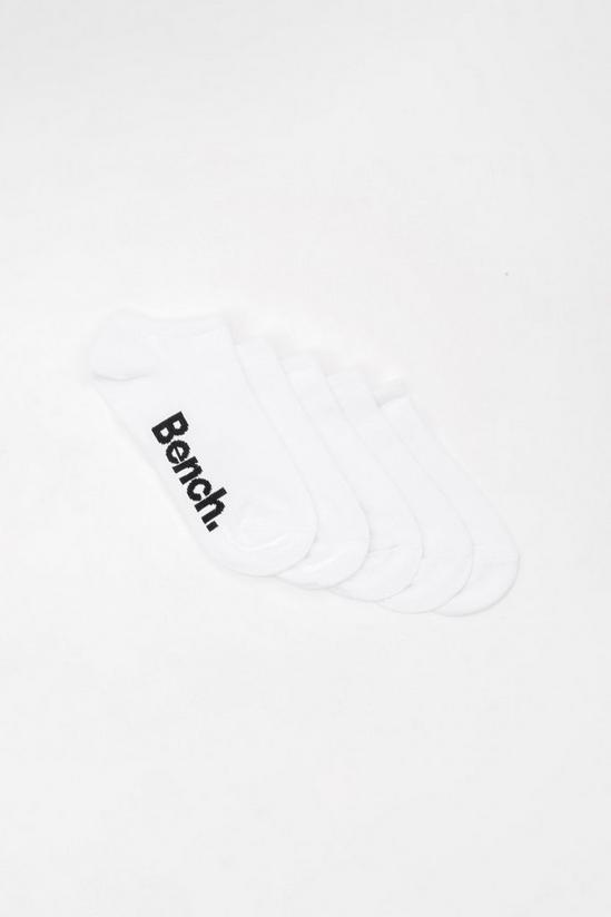 Bench 5 Pack 'Pearl' Cotton Blend Trainer Socks 1