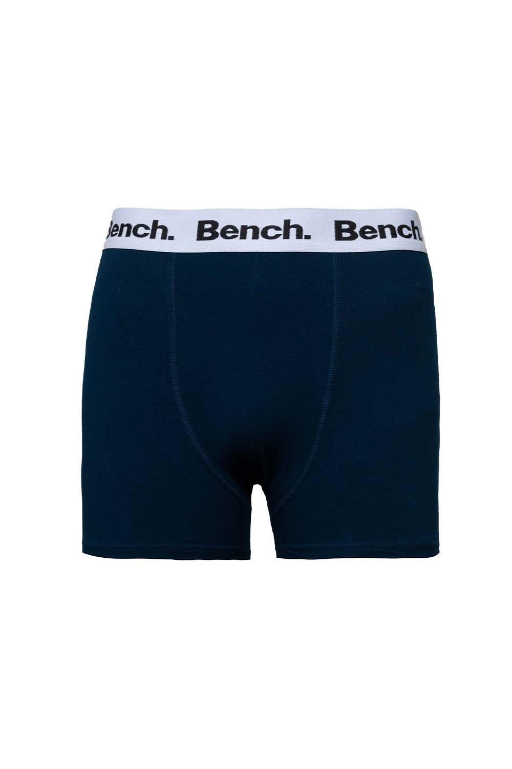 Bench Mens Newham 3 Pack Elasticated Underwear Boxers Boxer Shorts - Multi
