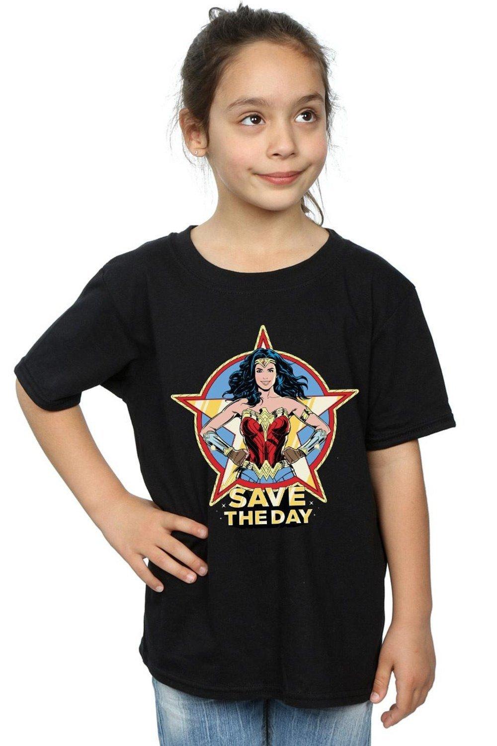 Wonder Woman 84 Star Design Cotton T-Shirt