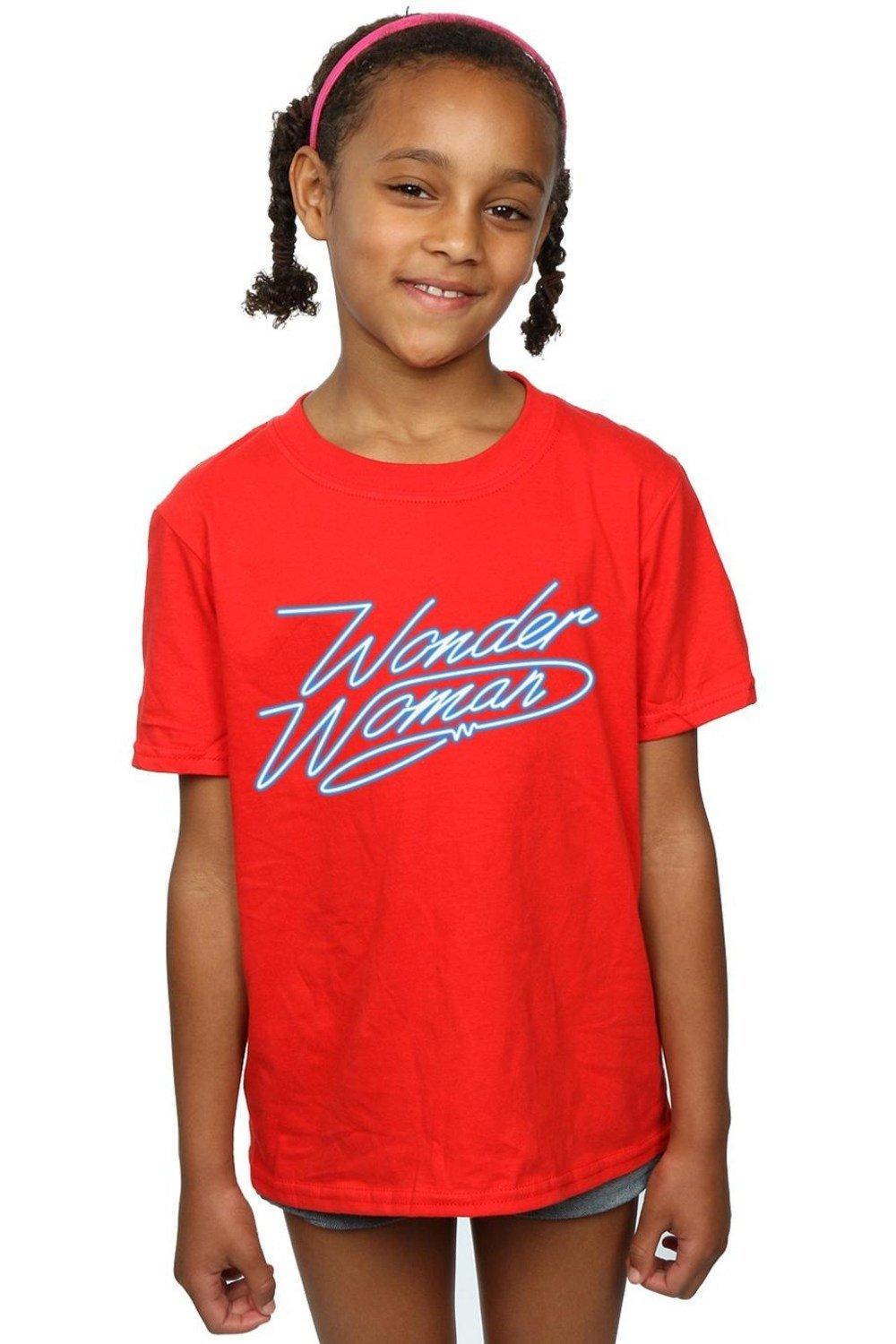 Wonder Woman 84 Neon Wonder Woman Cotton T-Shirt