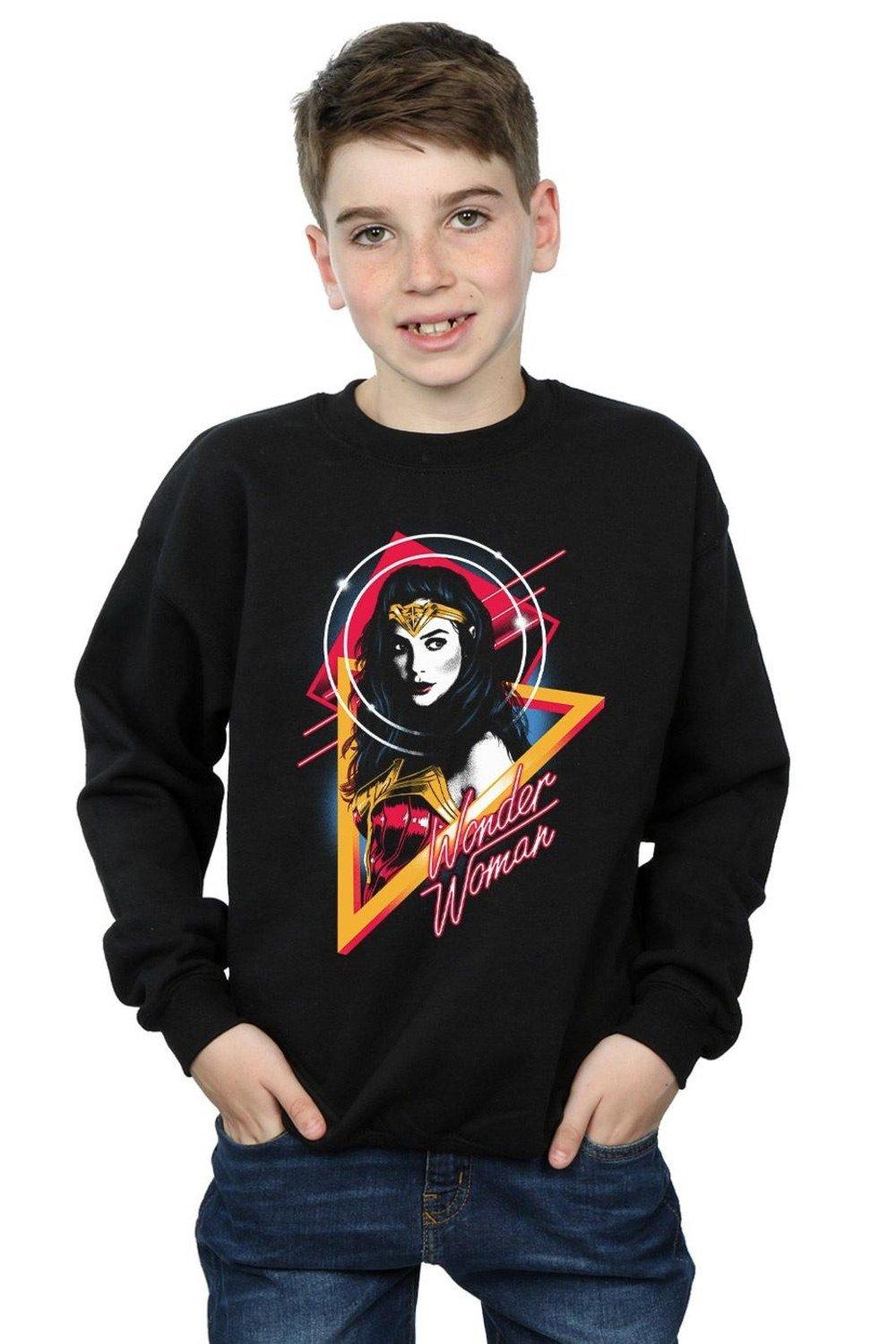 Wonder Woman 84 Diana 80s Triangle Sweatshirt
