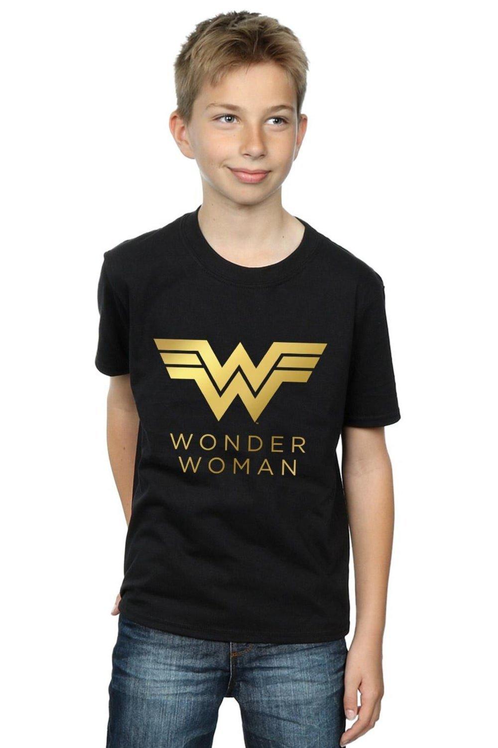 Wonder Woman 84 Golden Logo T-Shirt
