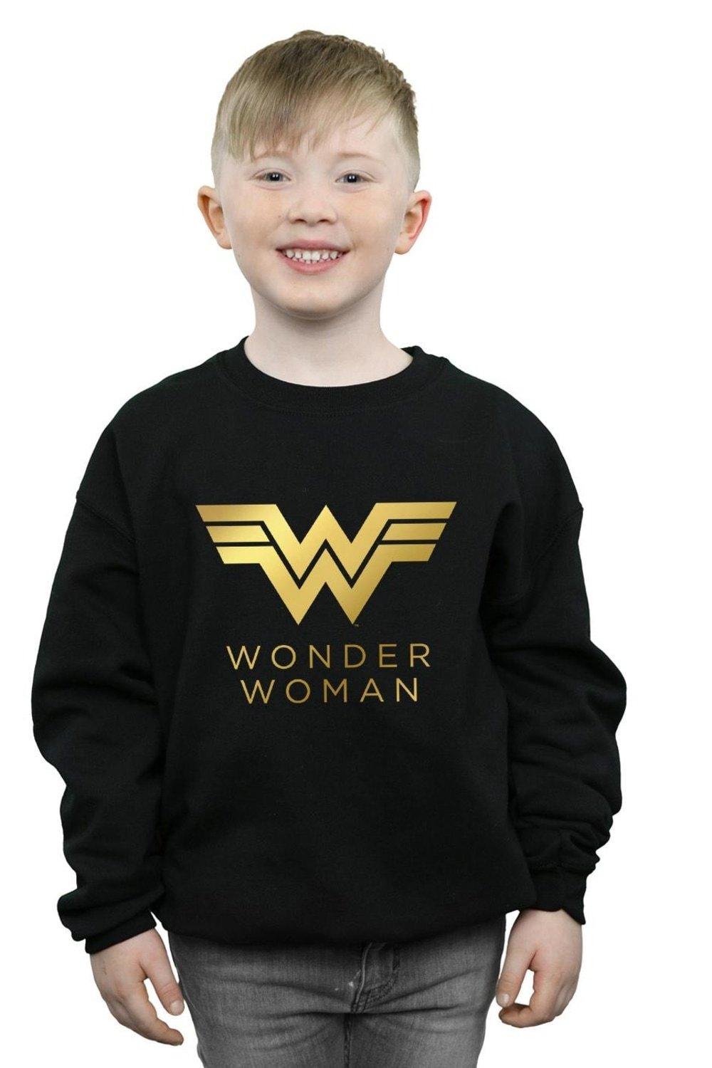 Wonder Woman 84 Golden Logo Sweatshirt