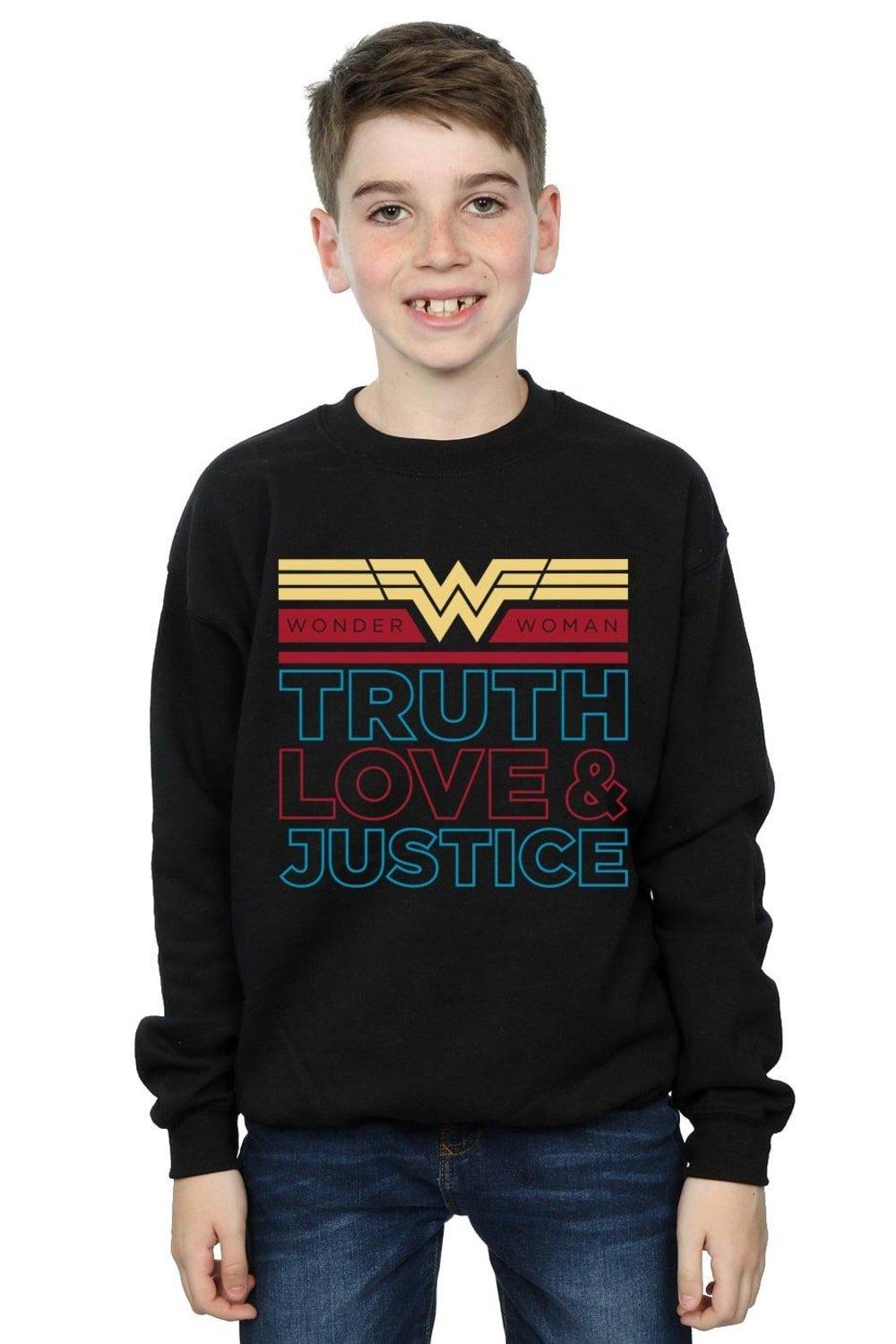 Wonder Woman 84 Truth Love And Justice Sweatshirt