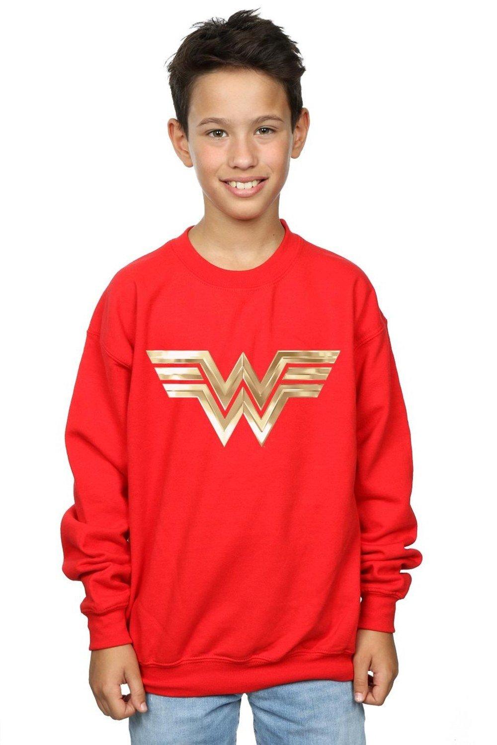 Wonder Woman 84 Gold Emblem Sweatshirt