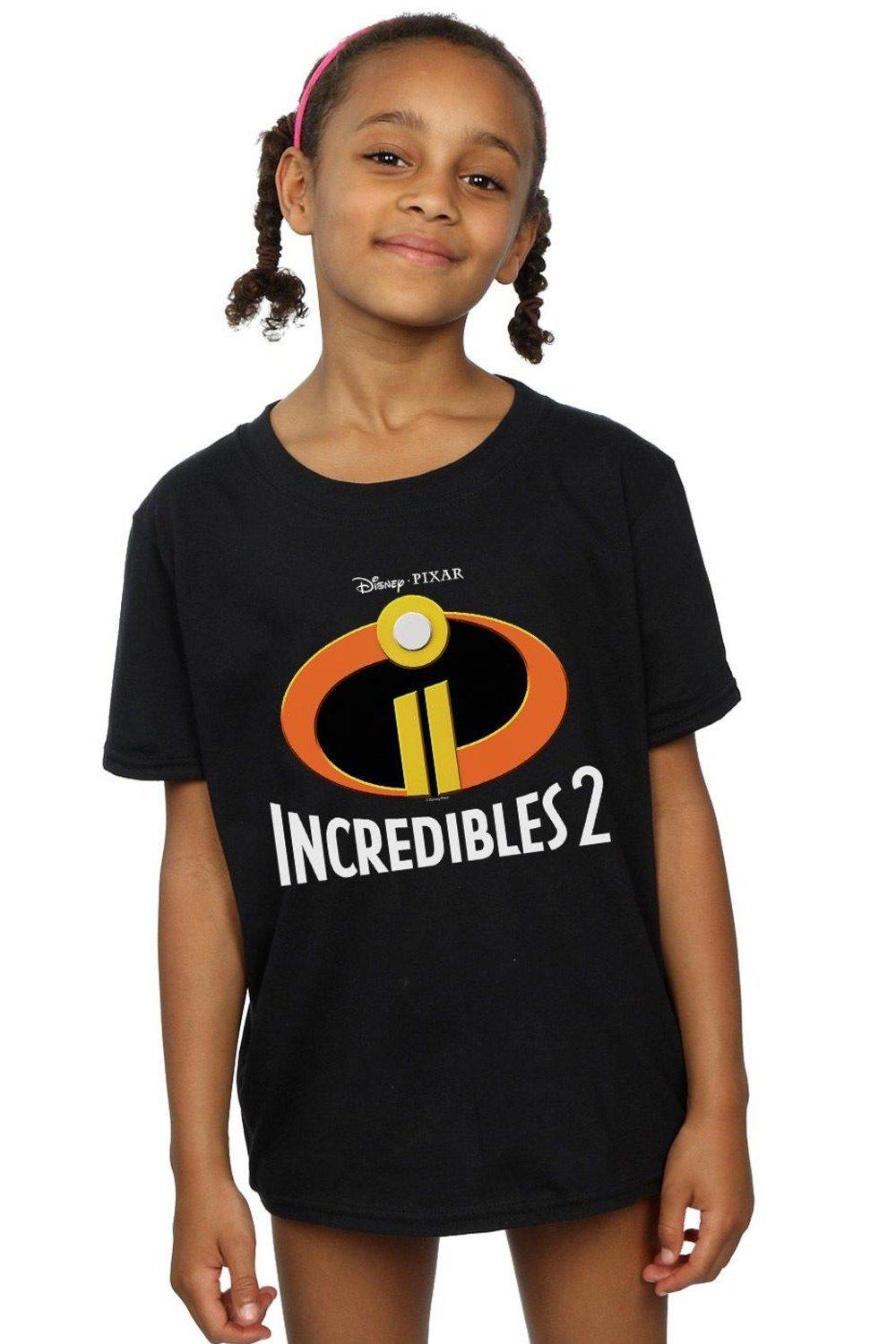 Incredibles 2 Emblem Logo Cotton T-Shirt