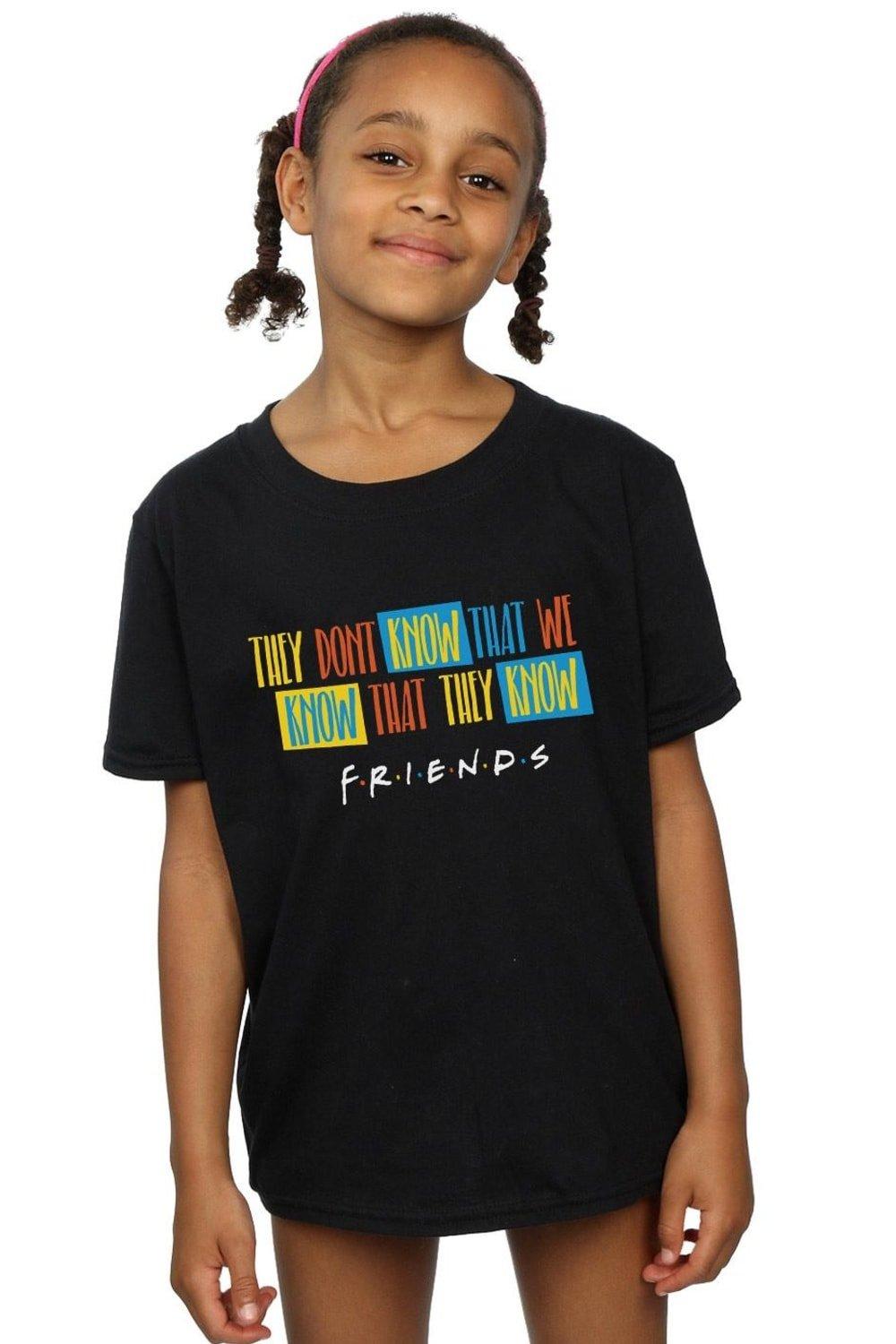 They Don’t Know Script Cotton T-Shirt
