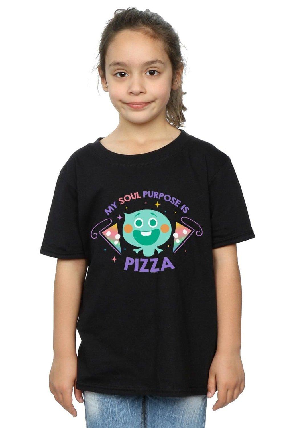 Soul 22 Soul Purpose Is Pizza Cotton T-Shirt